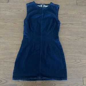 Abercrombie & Fitch Denim Sleeveless Mini Dress XS Dark Wash